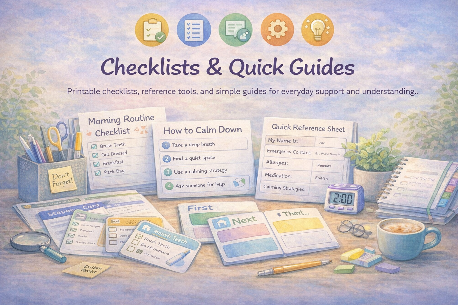 Checklists and Quick Guides banner