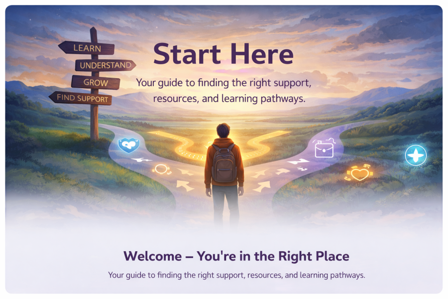 Learning Here Learning Hub Start Here | Mental Health & Neurodivergent Education