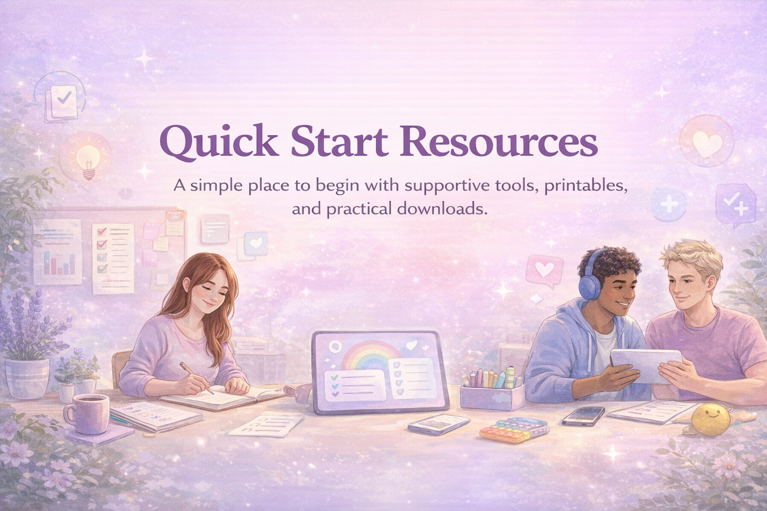 Quick Start Resources banner