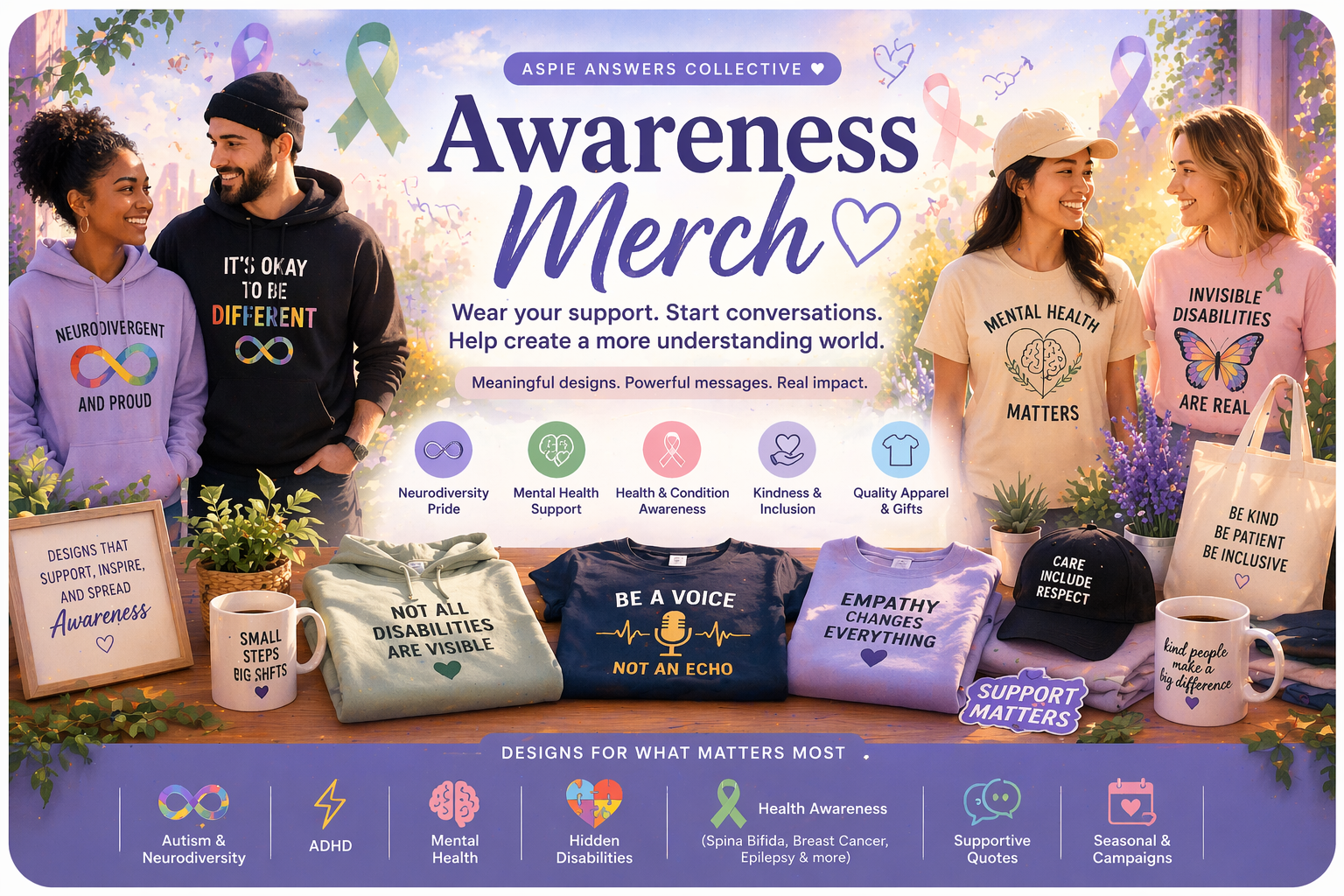 Awareness Merch banner
