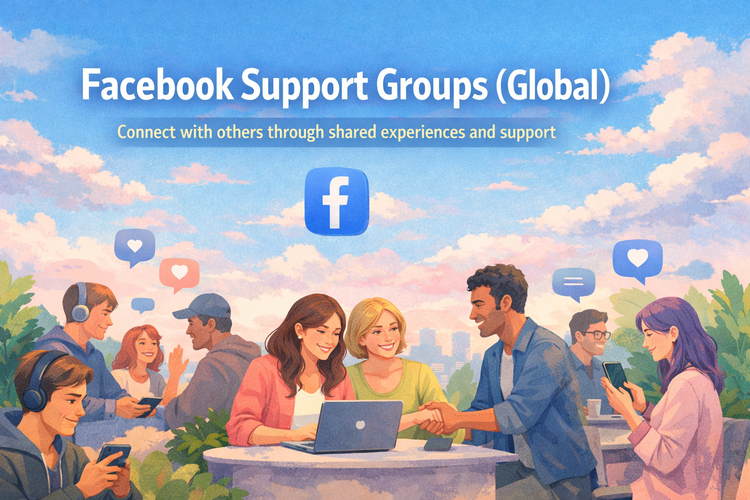 Facebook Support Groups Global banner