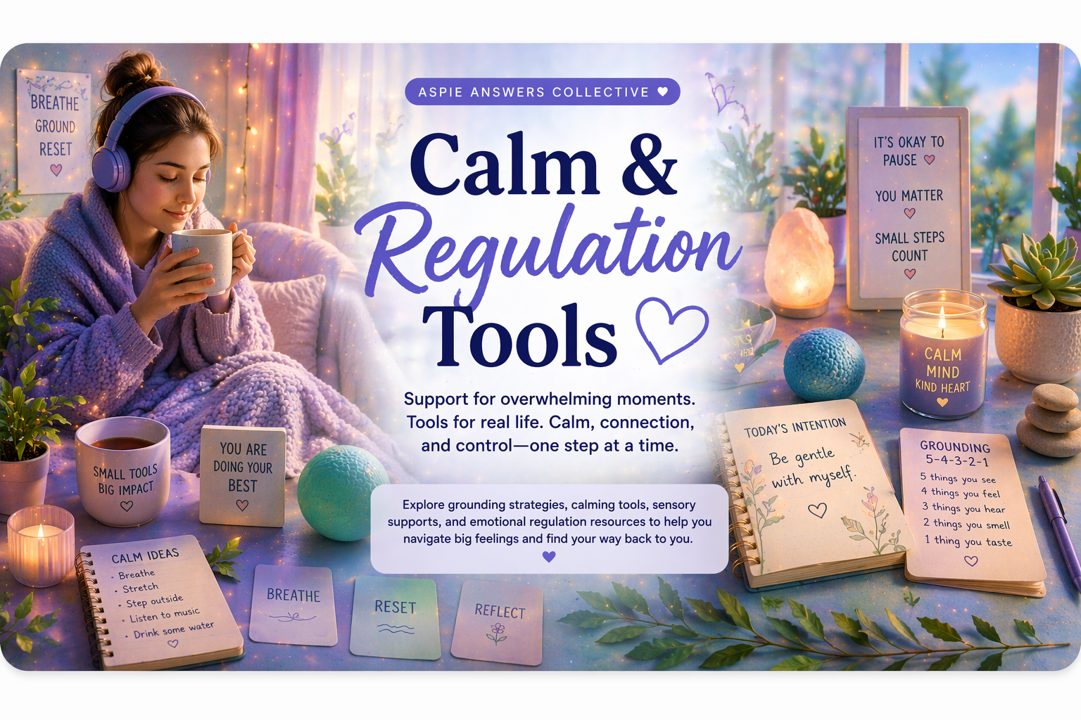 Calm and Regulation Tools banner