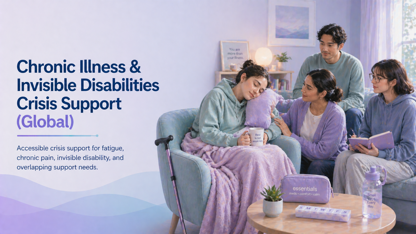 Chronic Illness and Invisible Disabilities Crisis Support Global banner