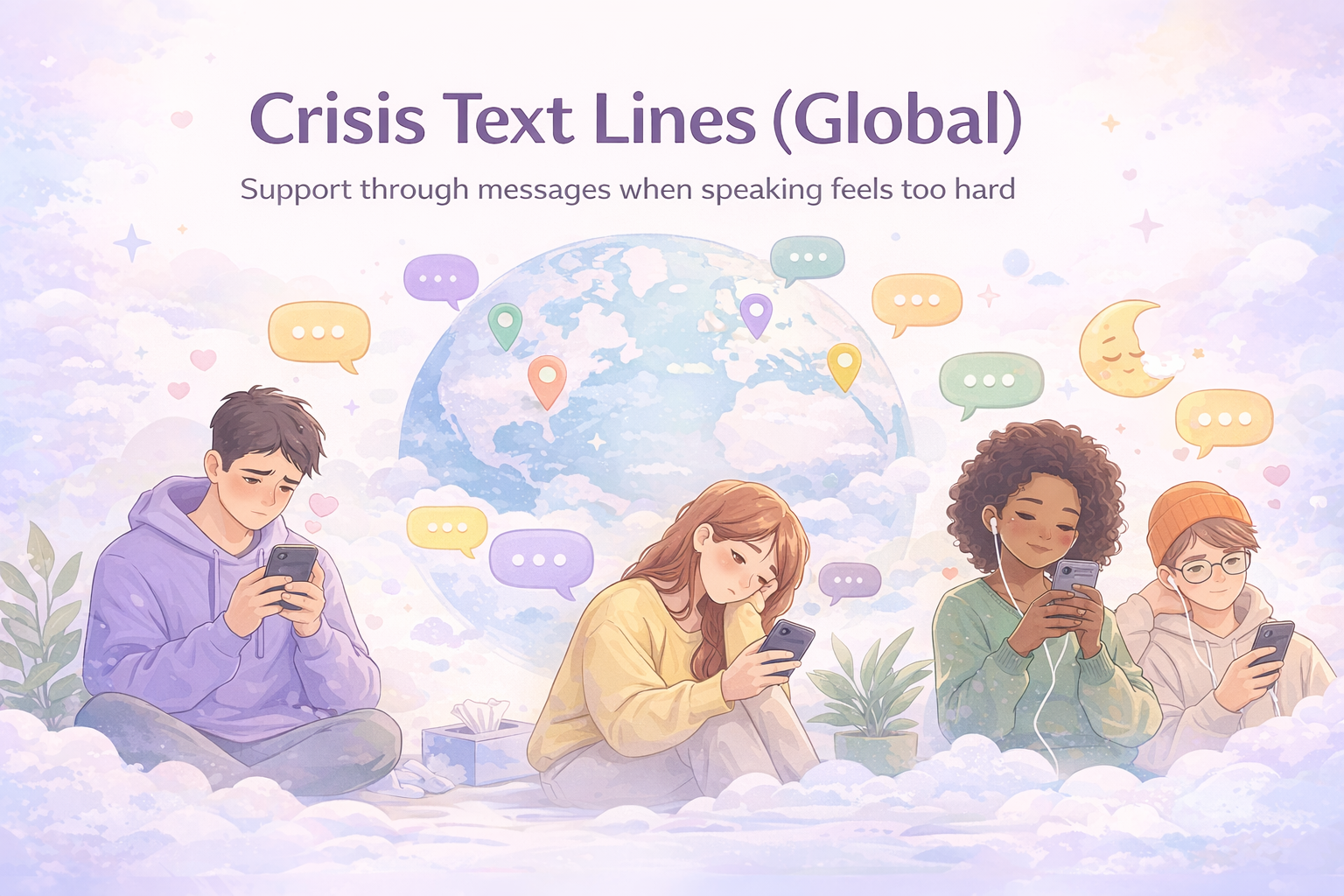 Crisis Text Lines Global banner