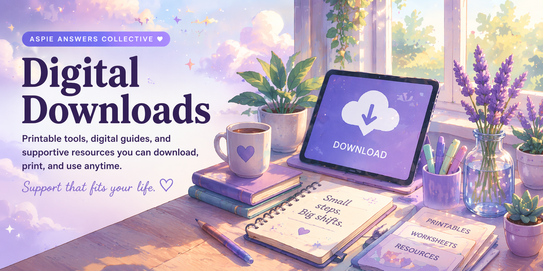 Digital Downloads banner