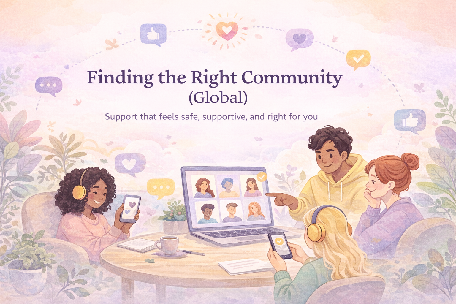 Finding the Right Community Global banner