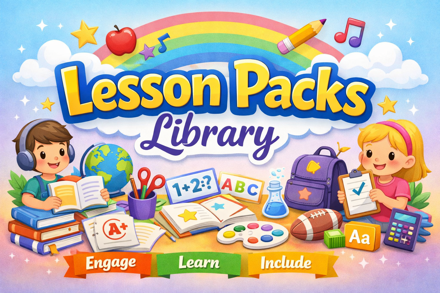 Lesson Packs Library Index banner