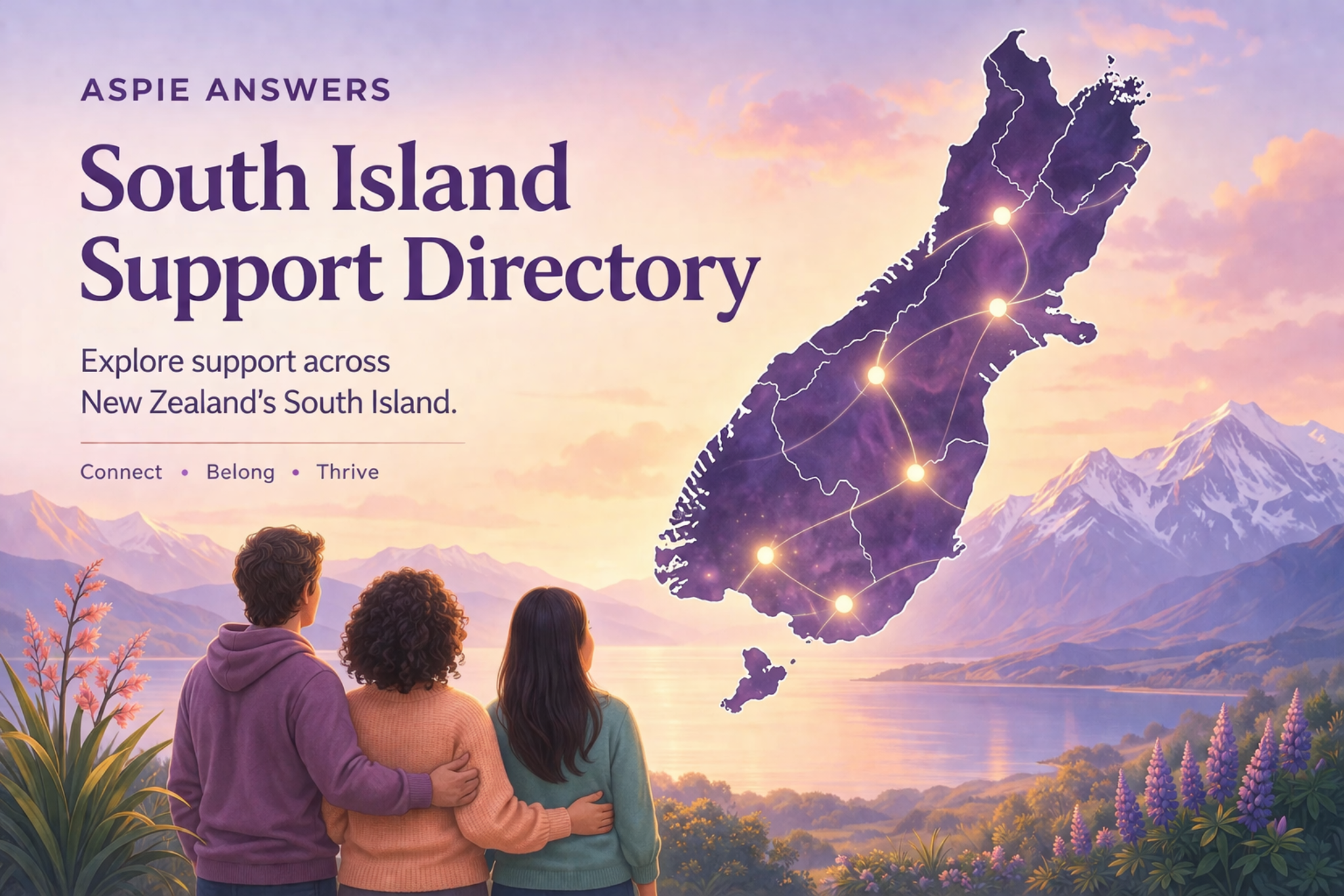 South Island Support Directory Banner