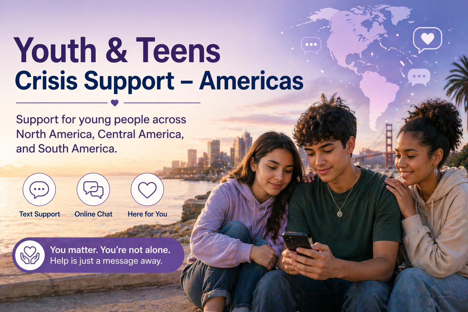 Youth and Teens Crisis Support Americas