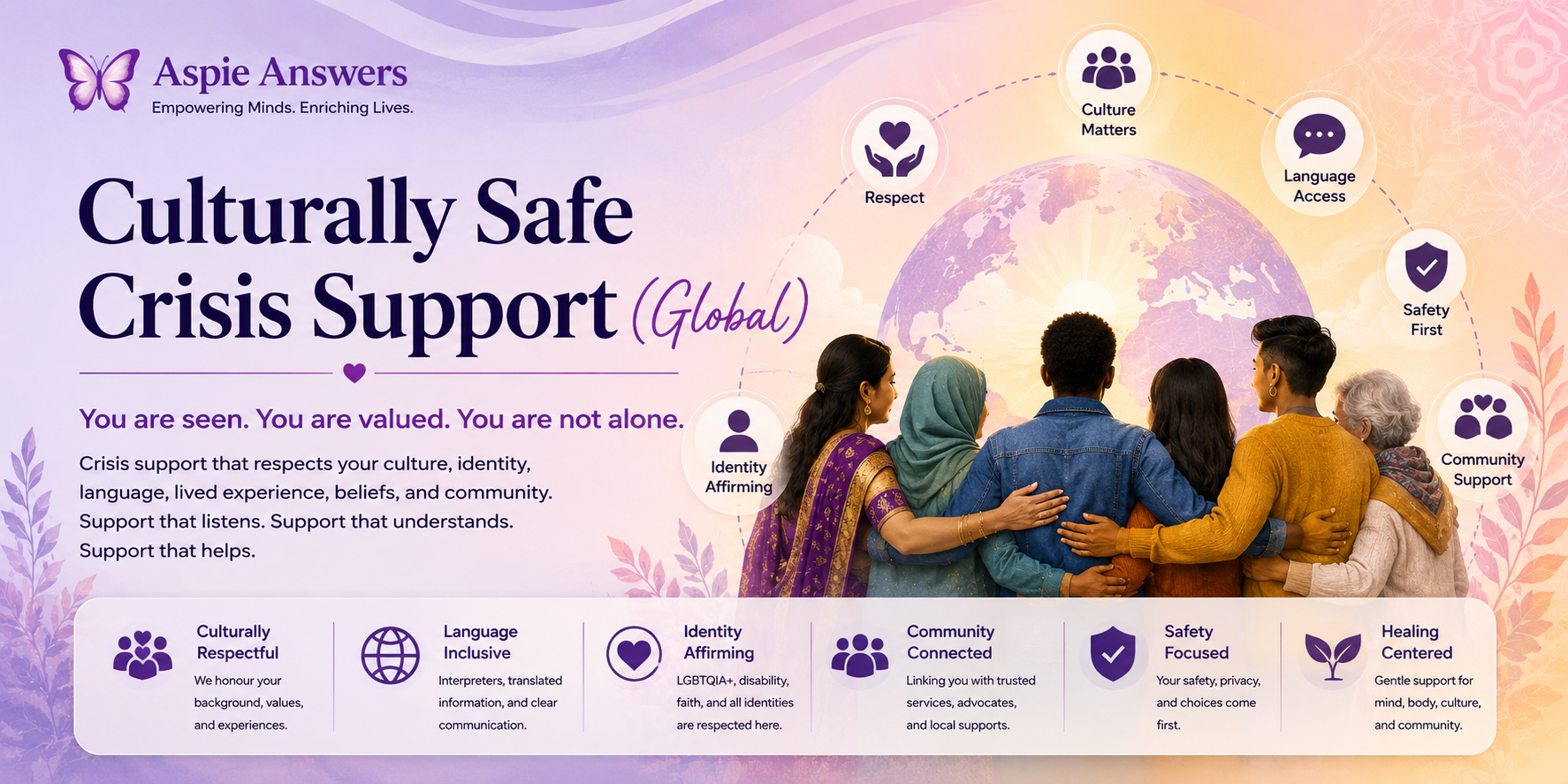 Culturally Safe Crisis Support Global banner