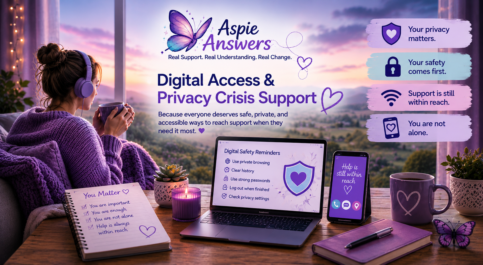 Digital Access and Privacy Crisis Support Banner