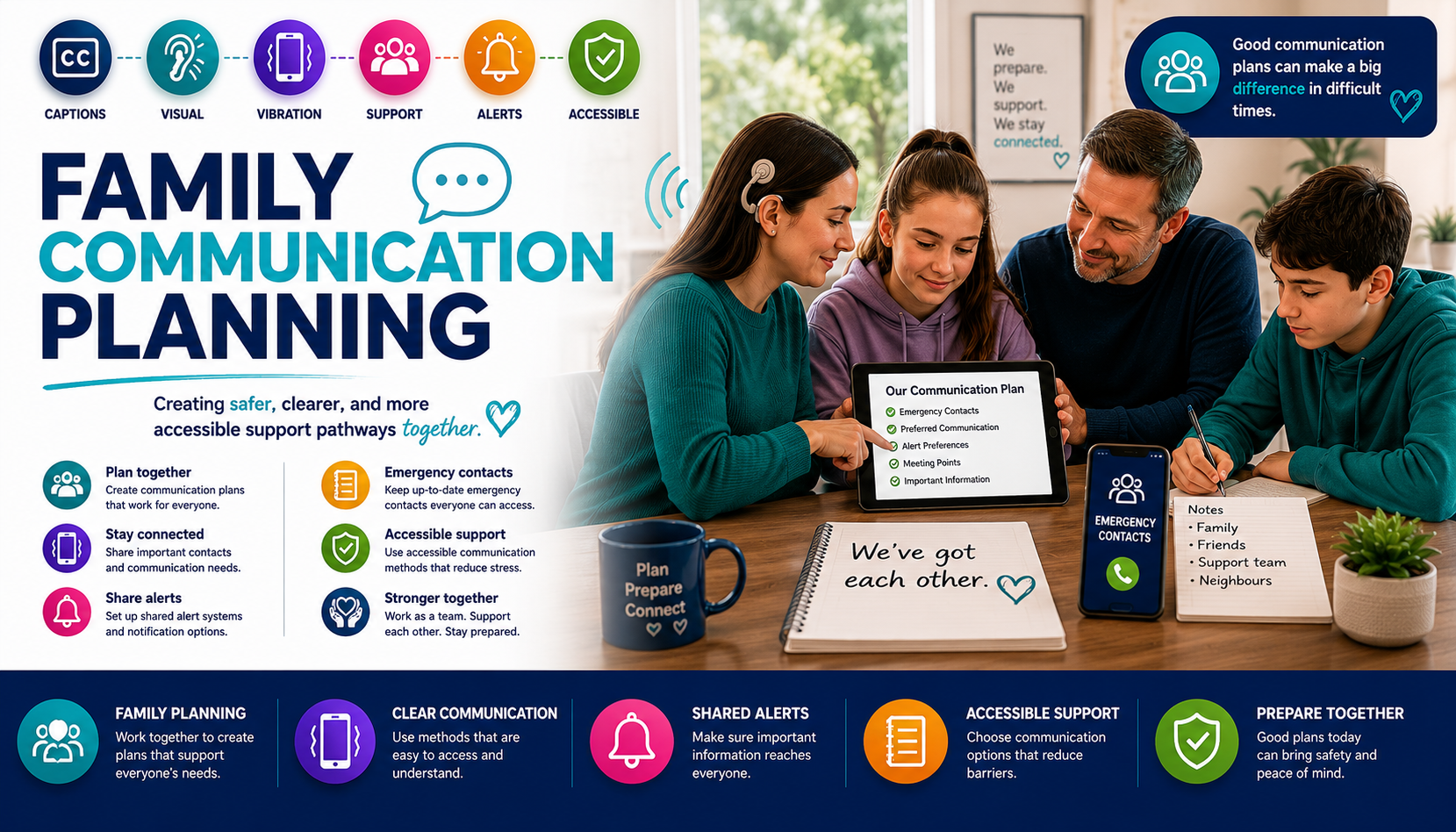 Family Communication Planning Banner