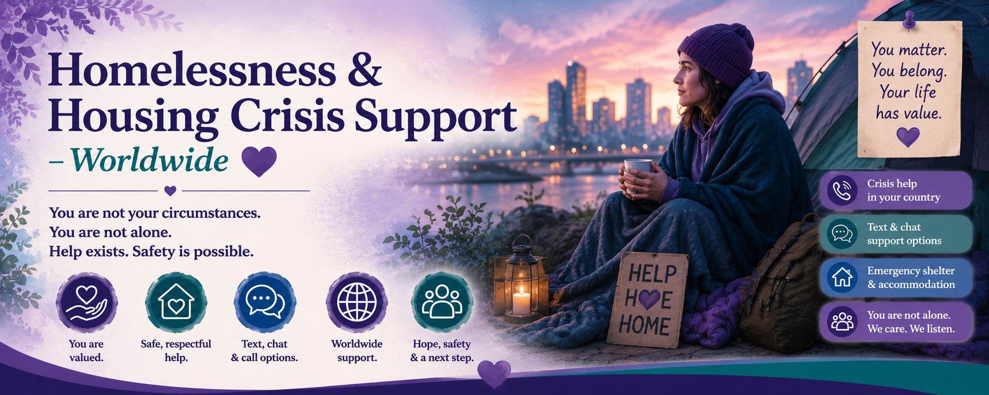 Homelessness and Housing Crisis Support Worldwide
