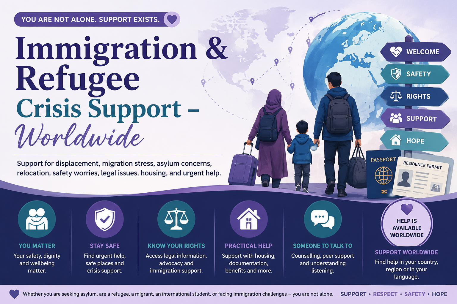 Immigration and Refugee Crisis Support Worldwide