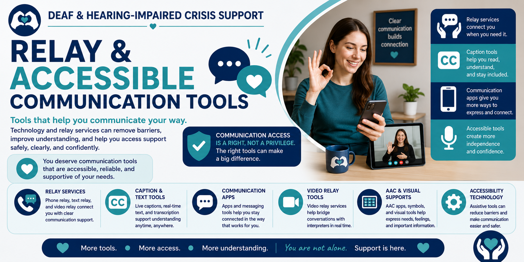 Relay and Accessible Communication Tools Banner