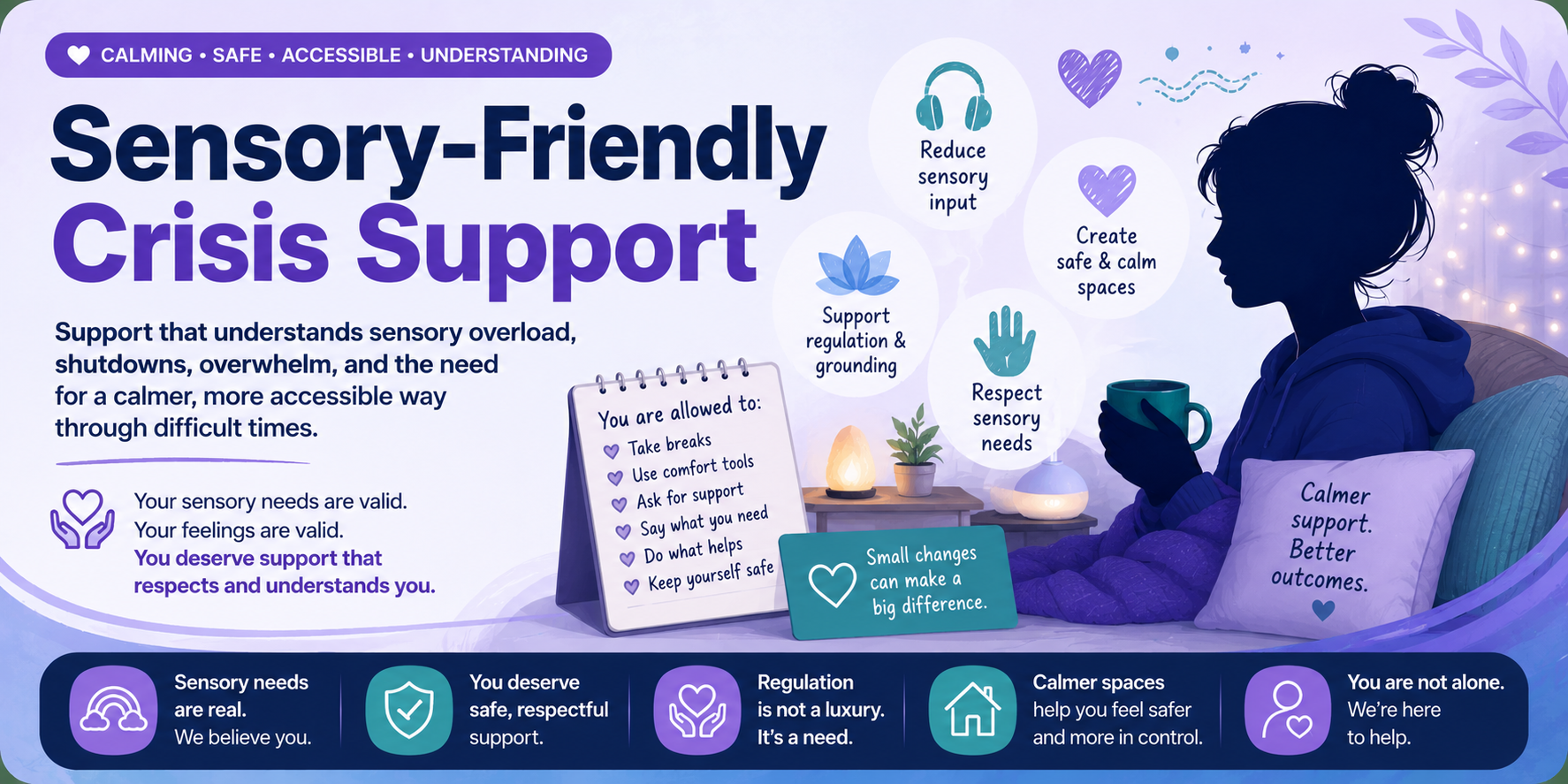 Sensory Friendly Crisis Support Banner