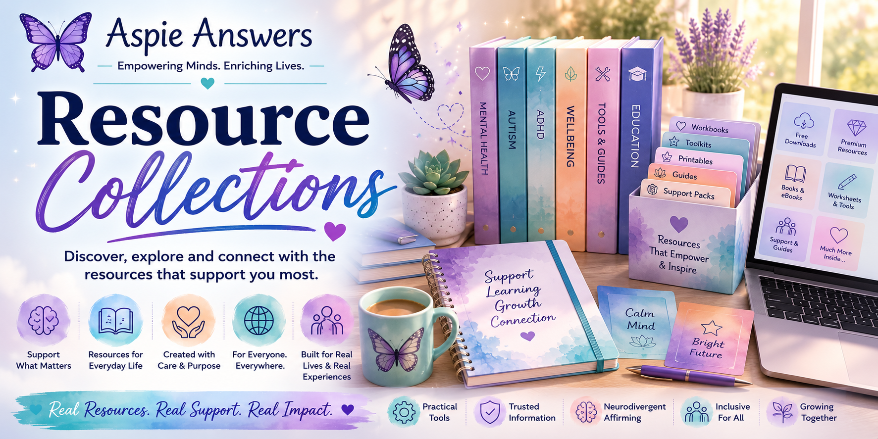Aspie Answers Resource Collections banner