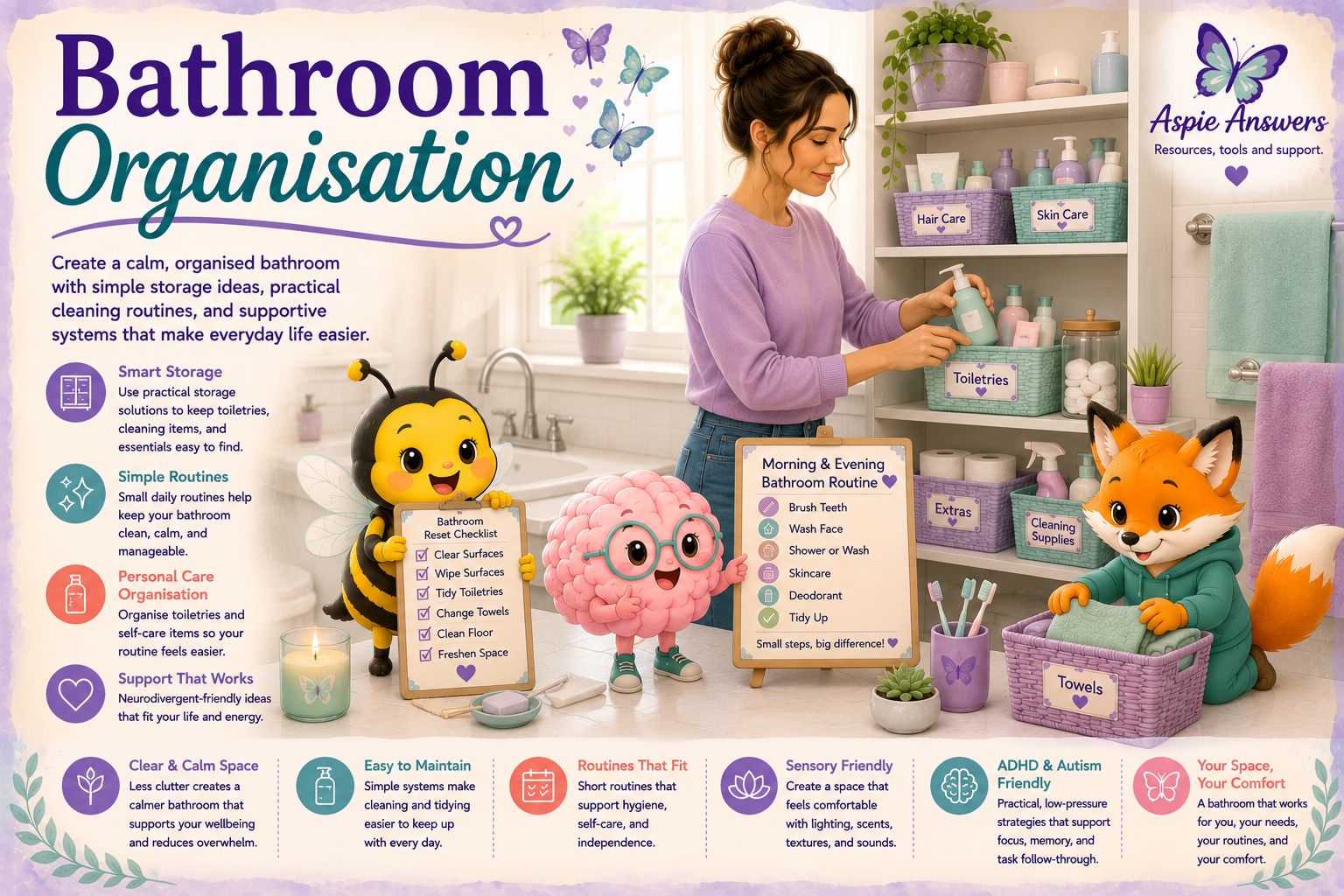 Bathroom Organisation Everyday Help