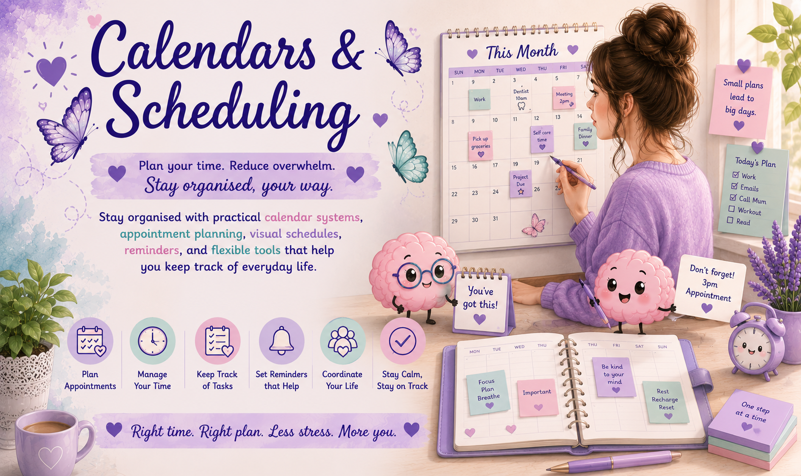 Calendars and Scheduling Everyday Help