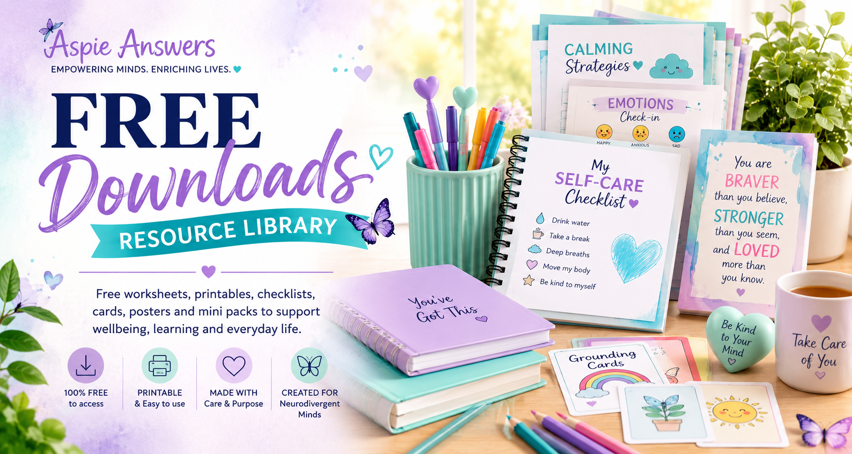 Free Downloads Resource Library banner