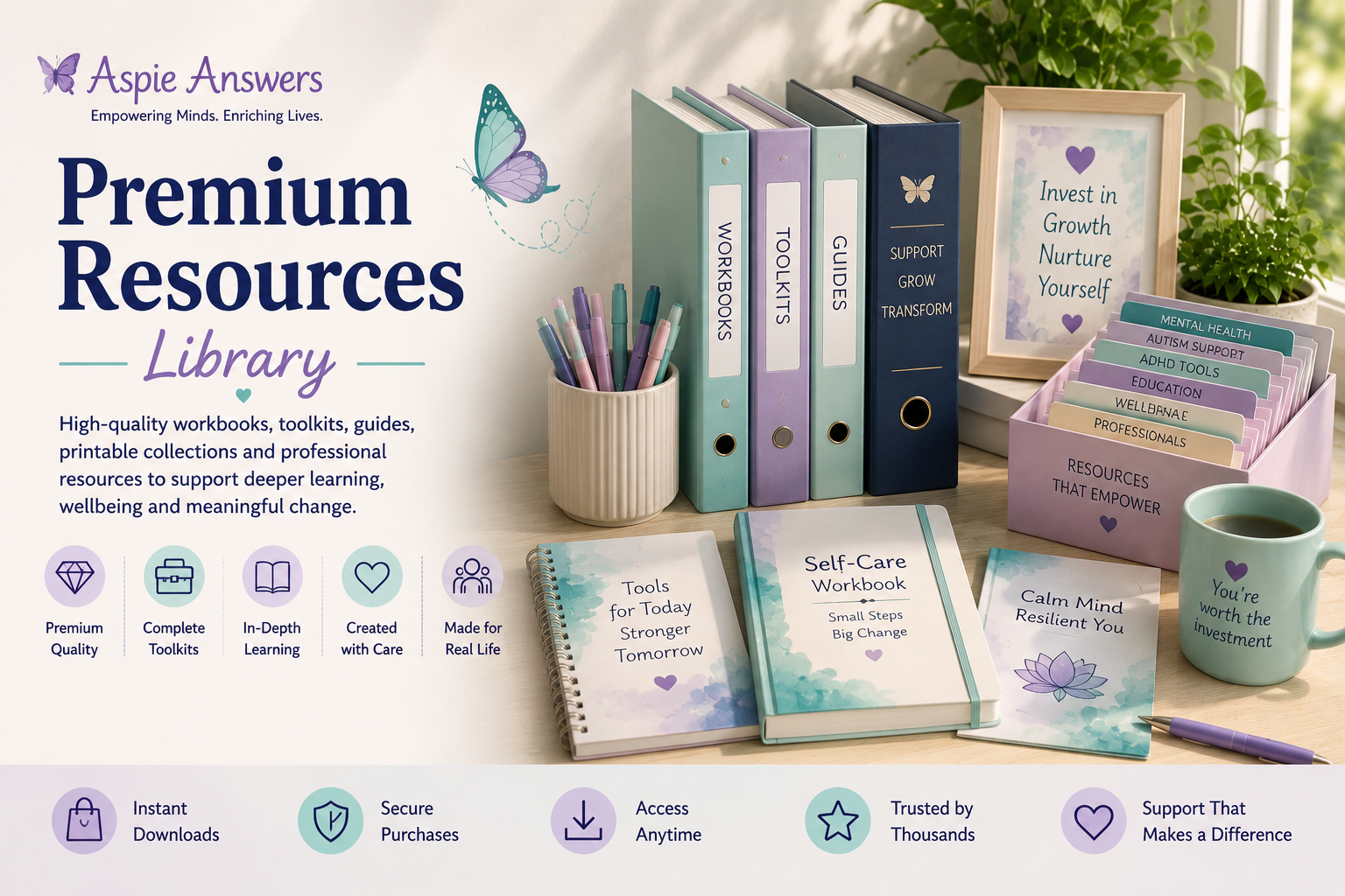 Premium Resources Library banner