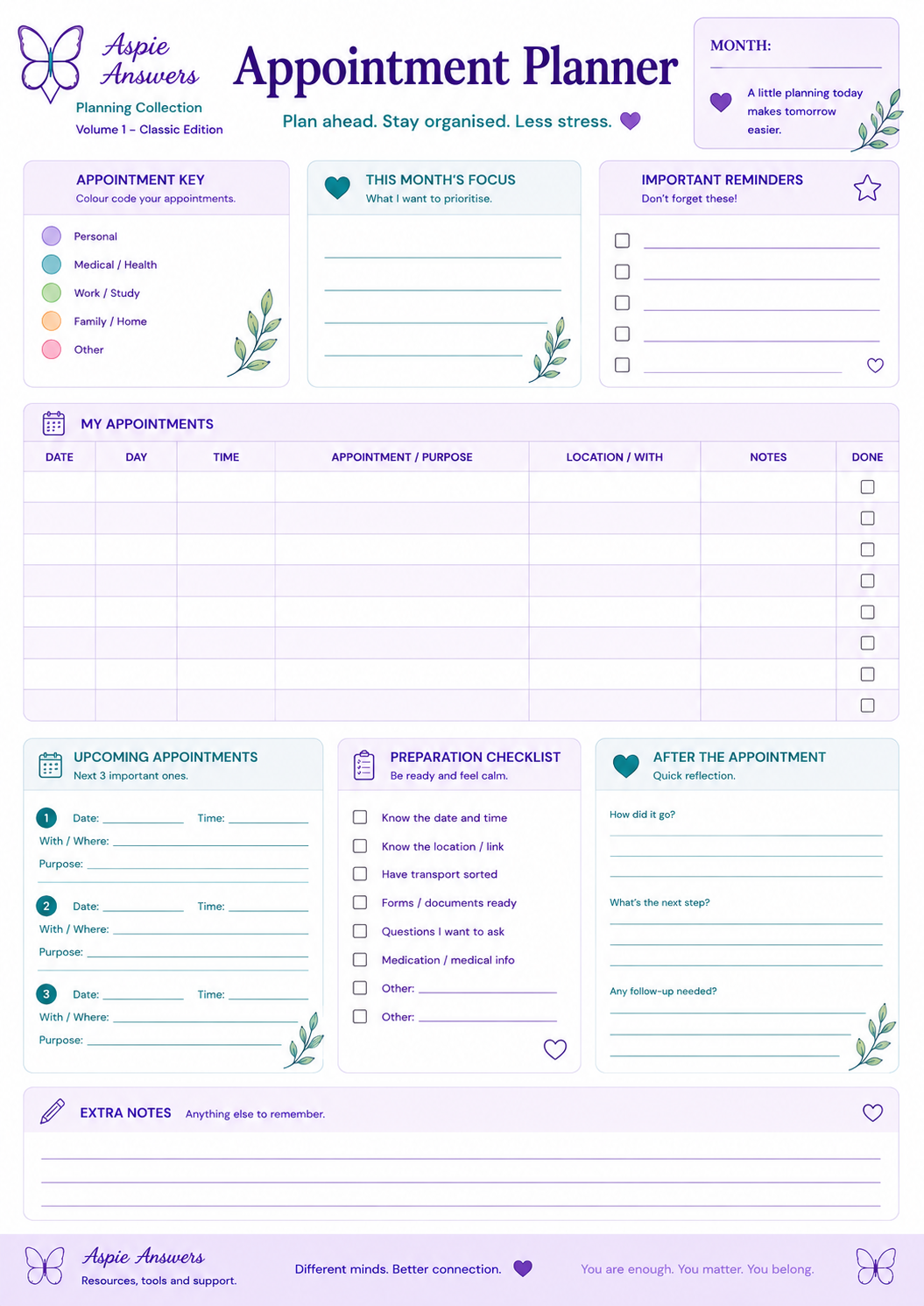 Appointment Planner Classic Edition
