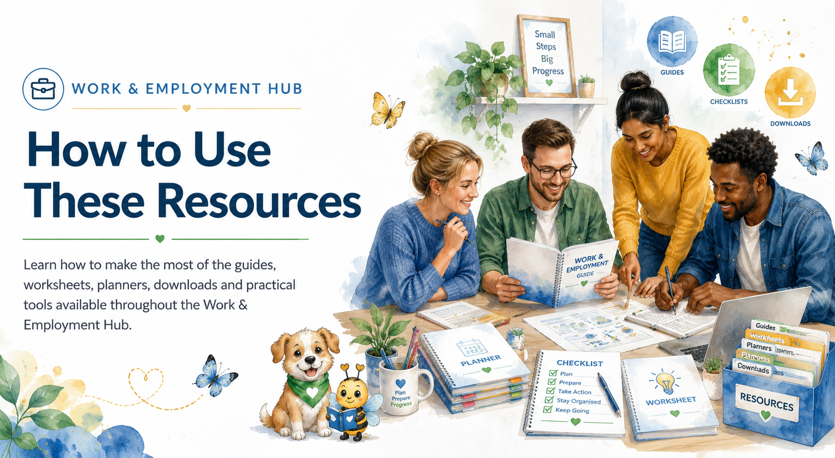 How to Use These Resources in the Aspie Answers Work and Employment Hub