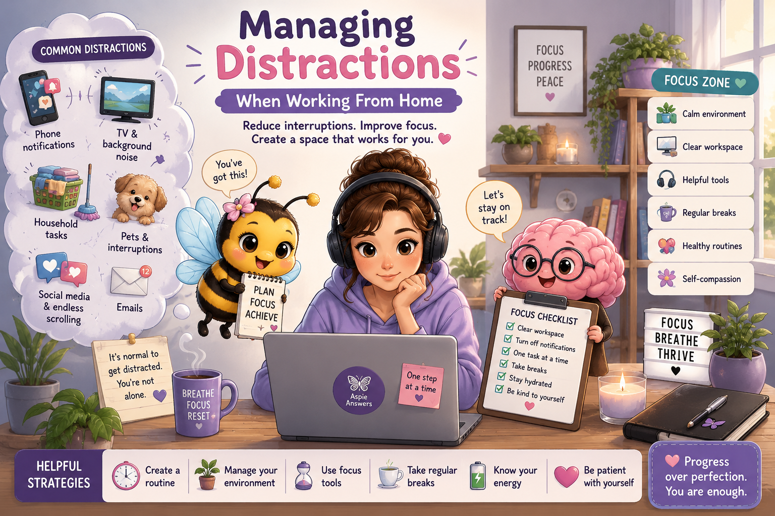 Managing Distractions When Working From Home