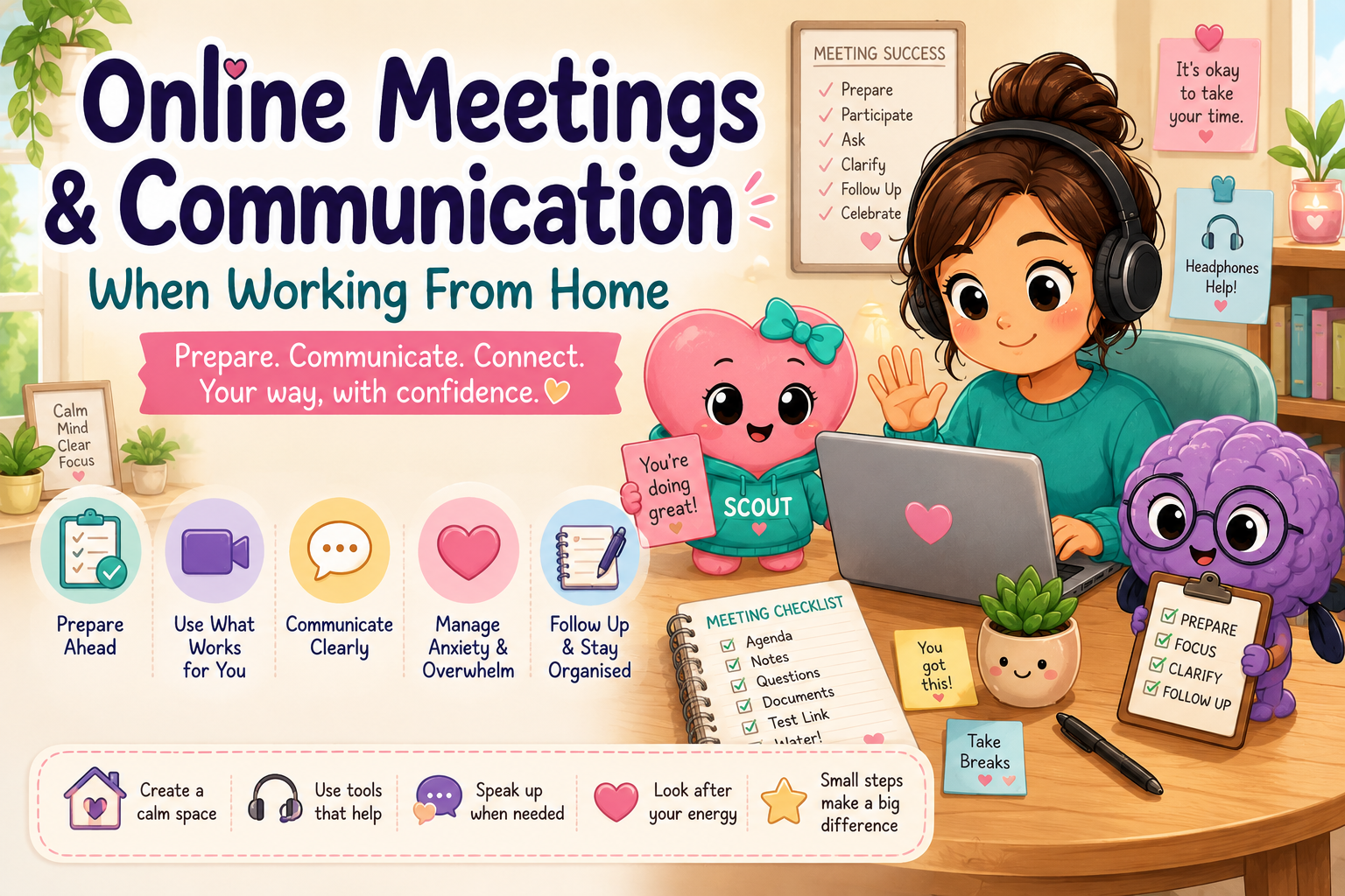 Online Meetings and Communication When Working From Home
