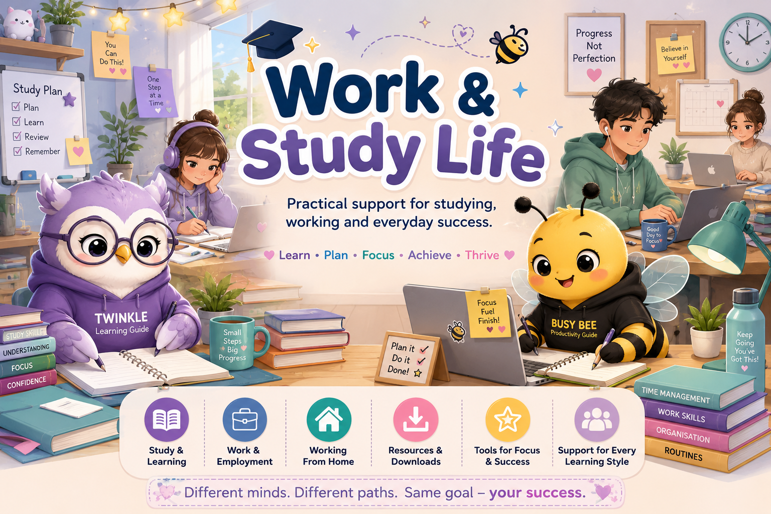 Work and Study Life practical support for studying, working and everyday success