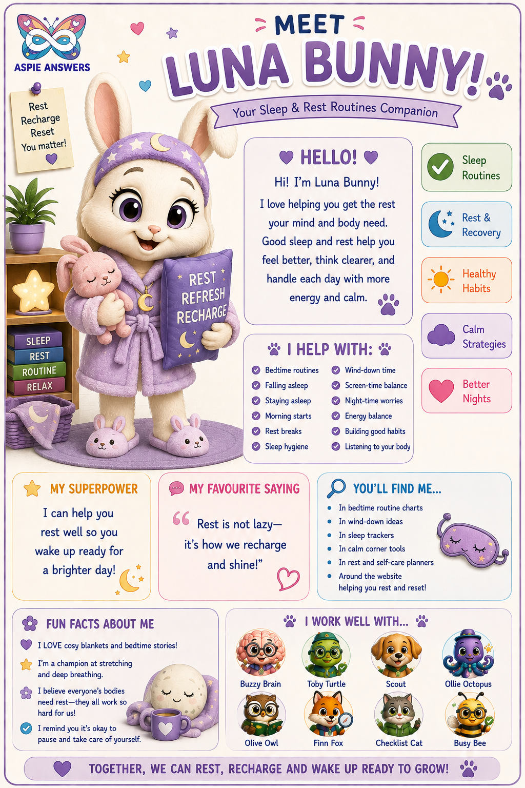 Meet Luna Bunny, the sleep & recovery companion.