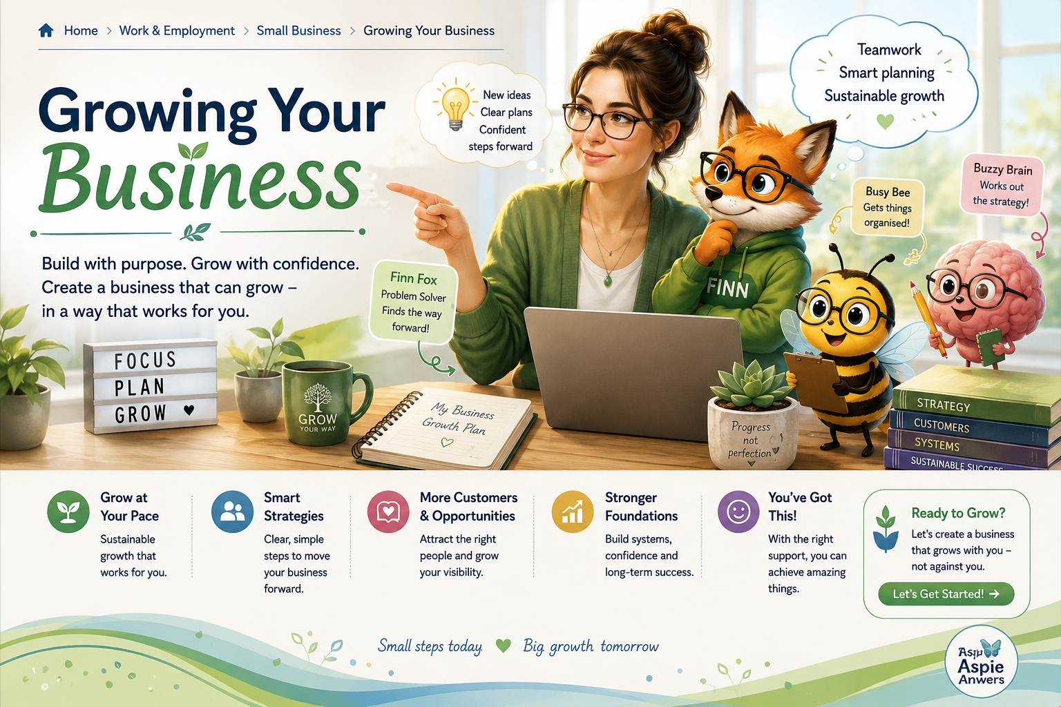 Growing Your Business — practical, neurodivergent-friendly support for growing a small business