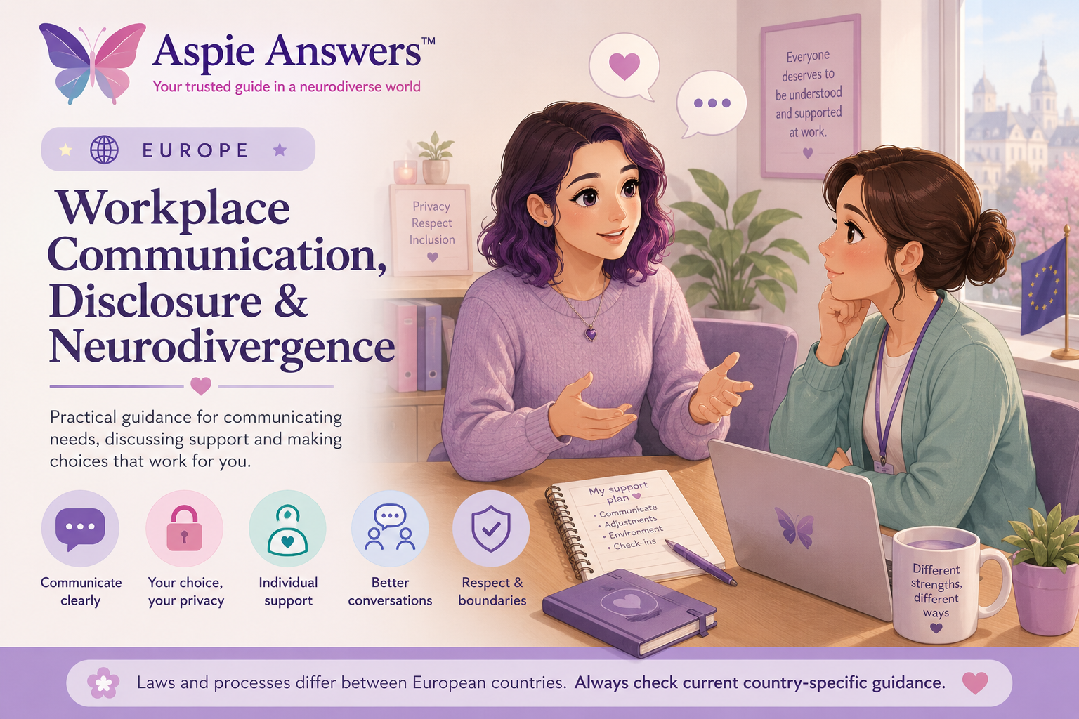 Workplace Communication, Disclosure and Neurodivergence Europe — Aspie Answers
