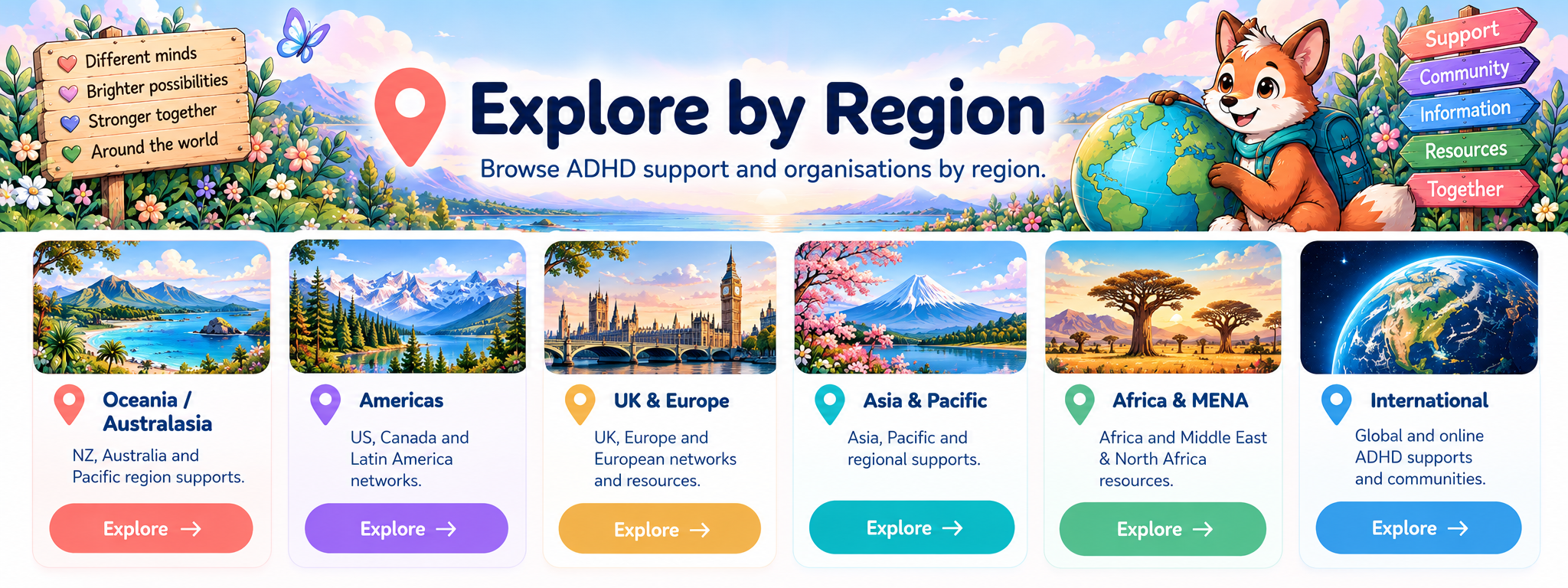 Explore by Region.