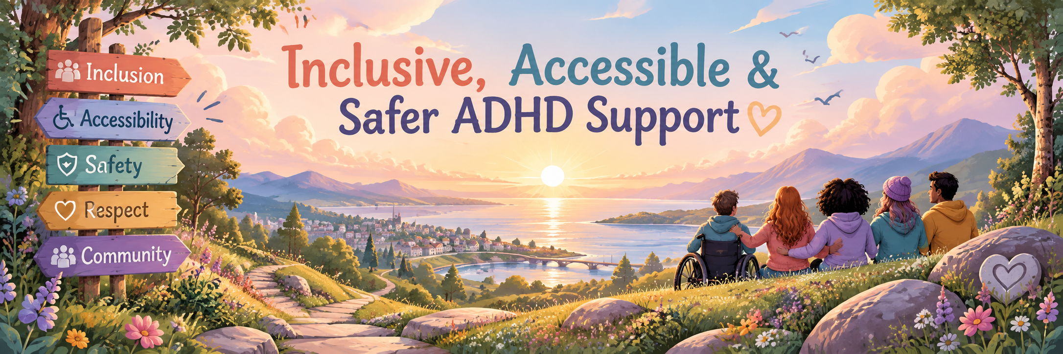 Inclusive, Accessible and Safer ADHD Support.