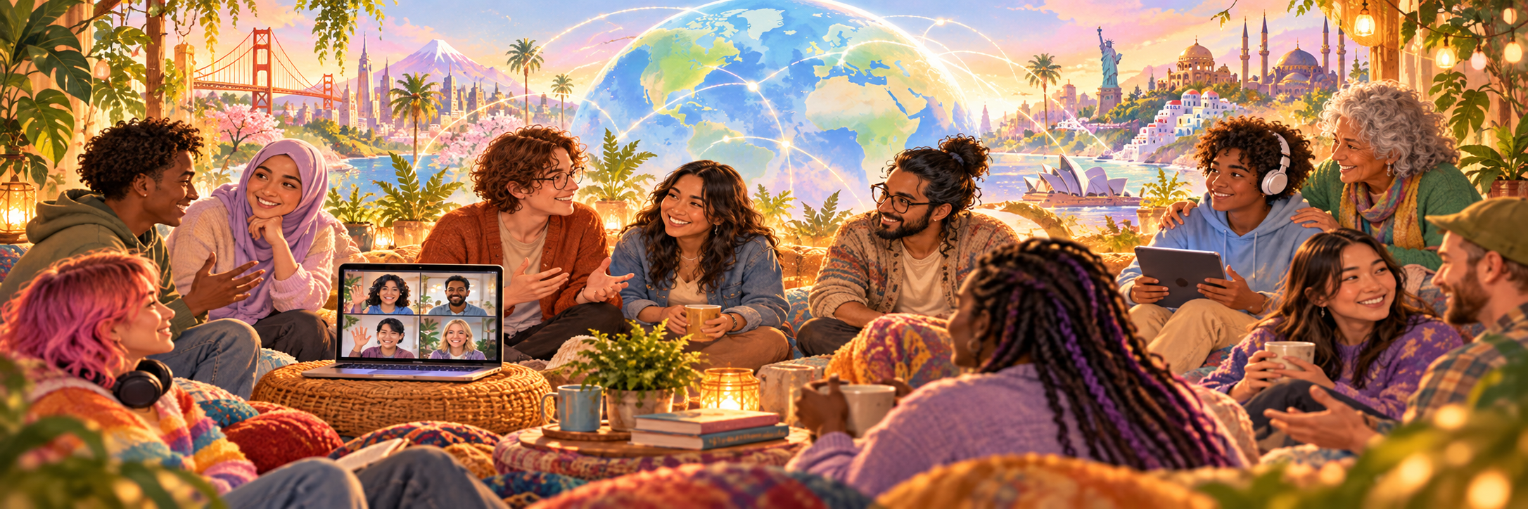 Ways to connect through worldwide ADHD community support.
