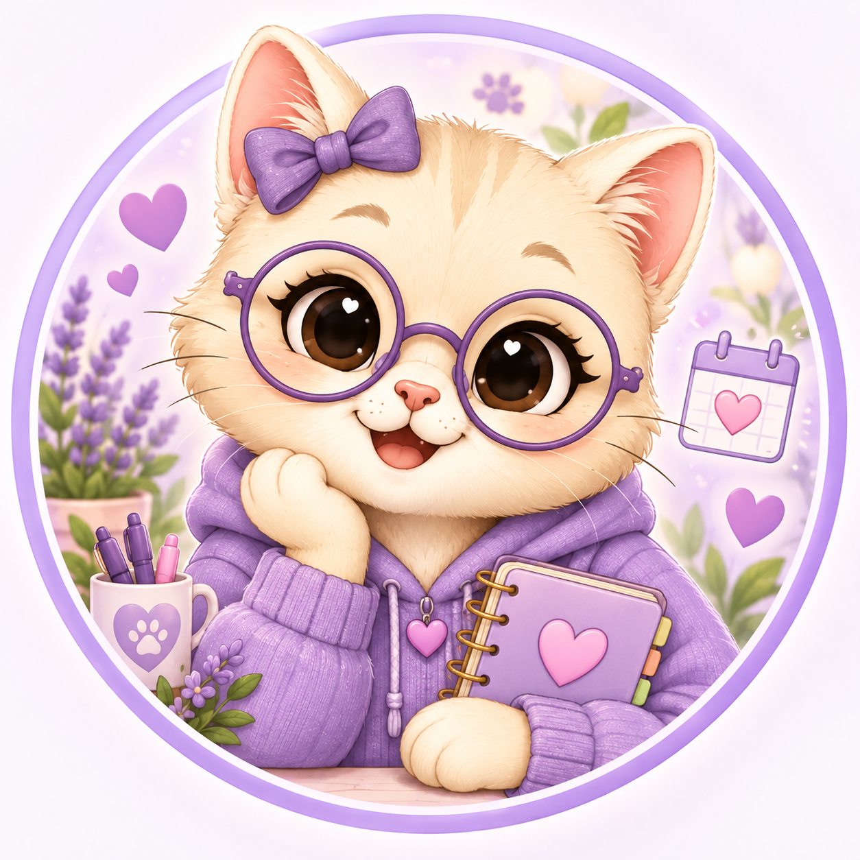 Calendar Cat profile badge