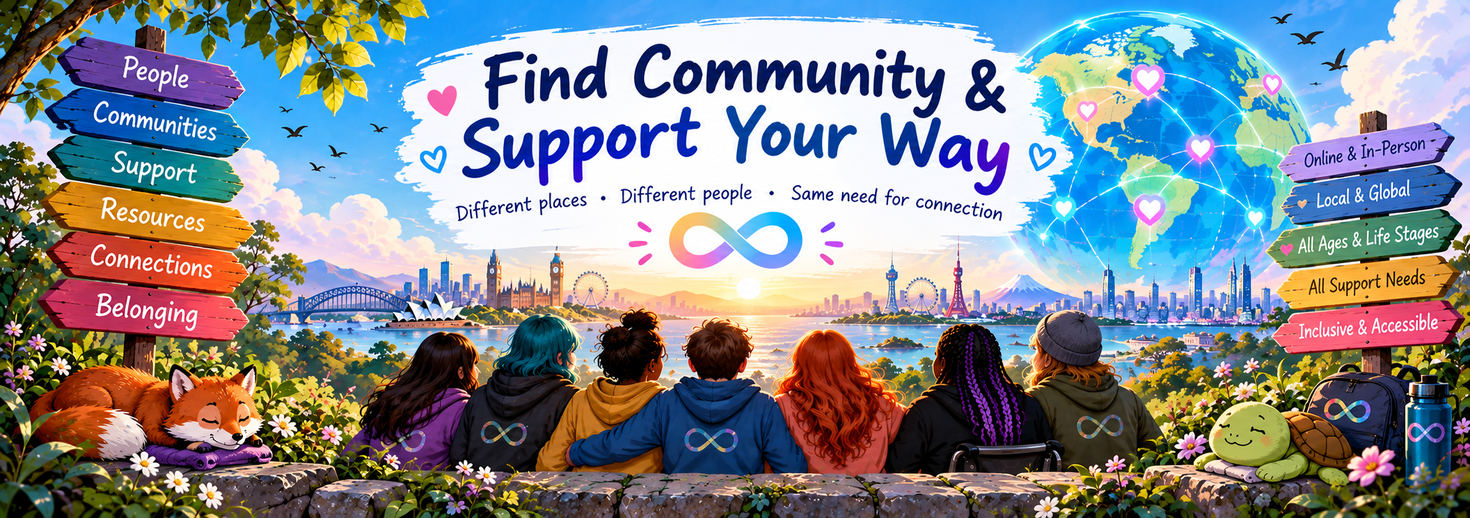Find Community and Support Your Way.