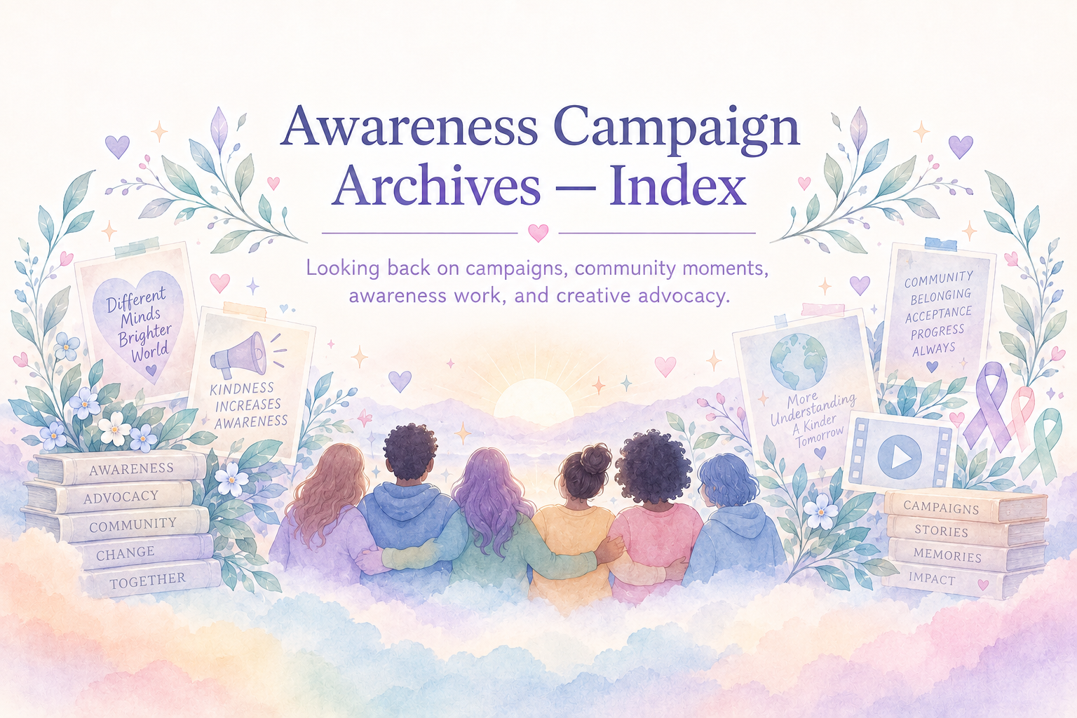 Awareness Campaign Archives — Index: looking back on campaigns, community moments, awareness work and creative advocacy.
