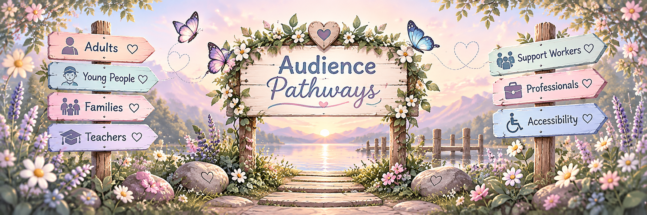 Audience Pathways — adults, young people, families, teachers, support workers, professionals and accessibility