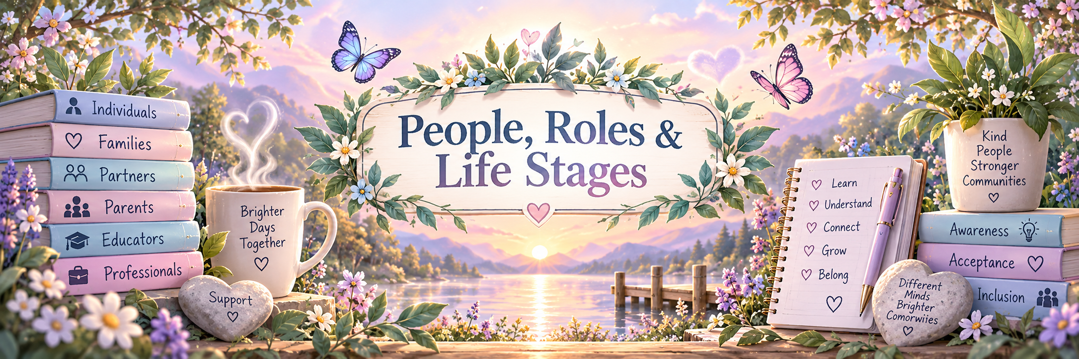 People, Roles and Life Stages — inclusive audience pathways for Aspie Answers resources