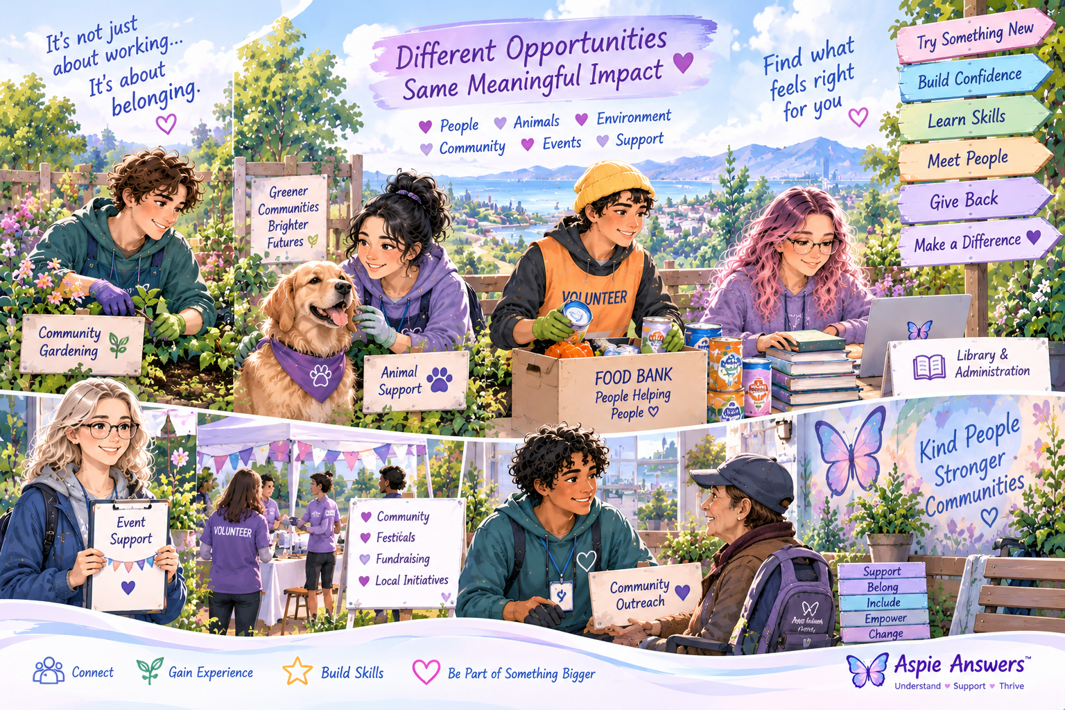 Different opportunities, same meaningful impact