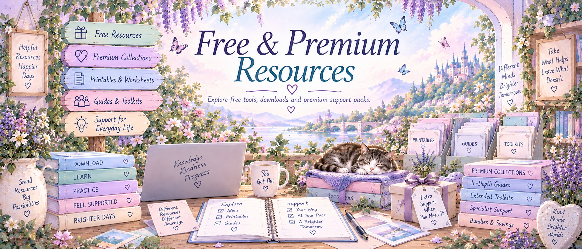 Free and Premium Resources.