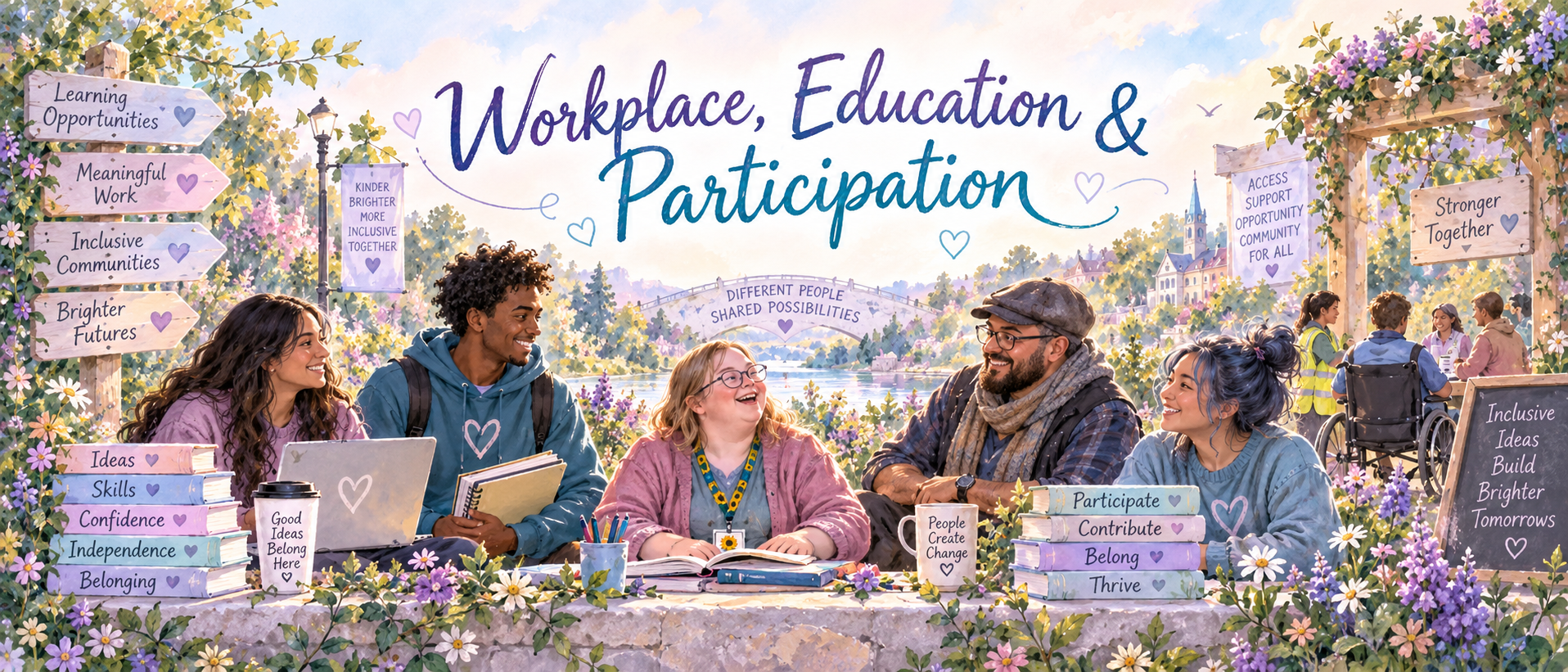 Workplace, Education and Participation.