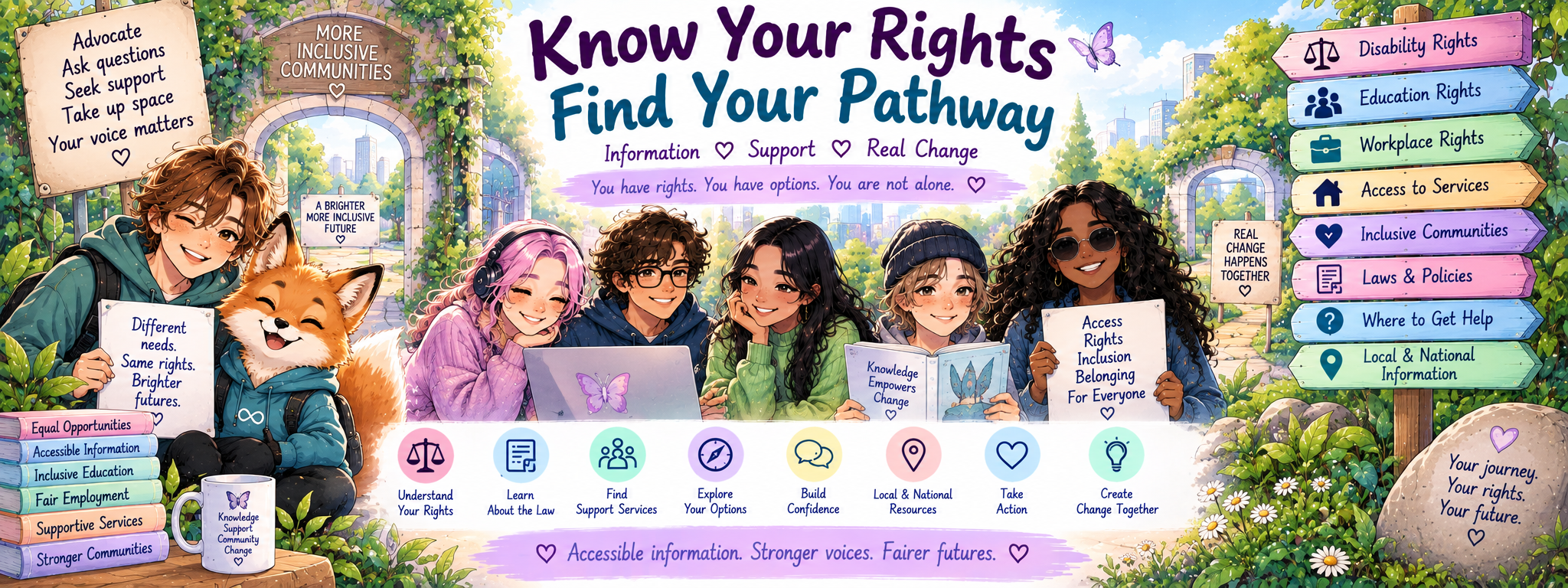 Know Your Rights — Find Your Pathway — information, support, advocacy and routes for understanding rights and finding help