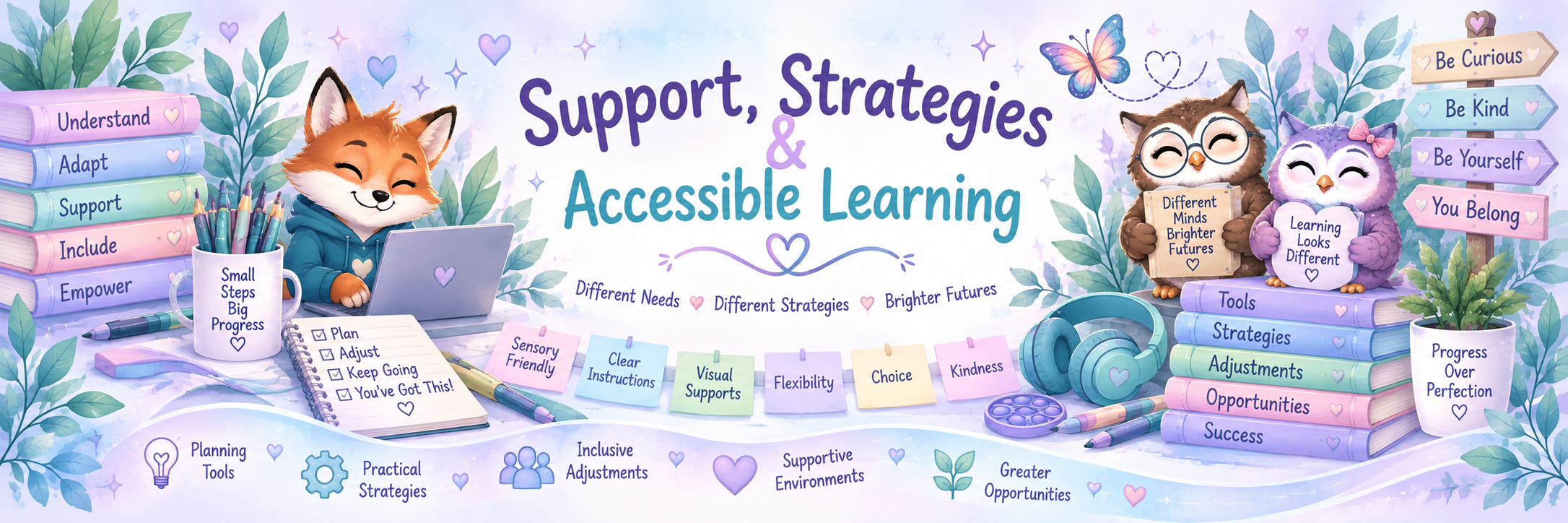 Support, Strategies and Accessible Learning - practical strategies, adjustments and supportive environments
