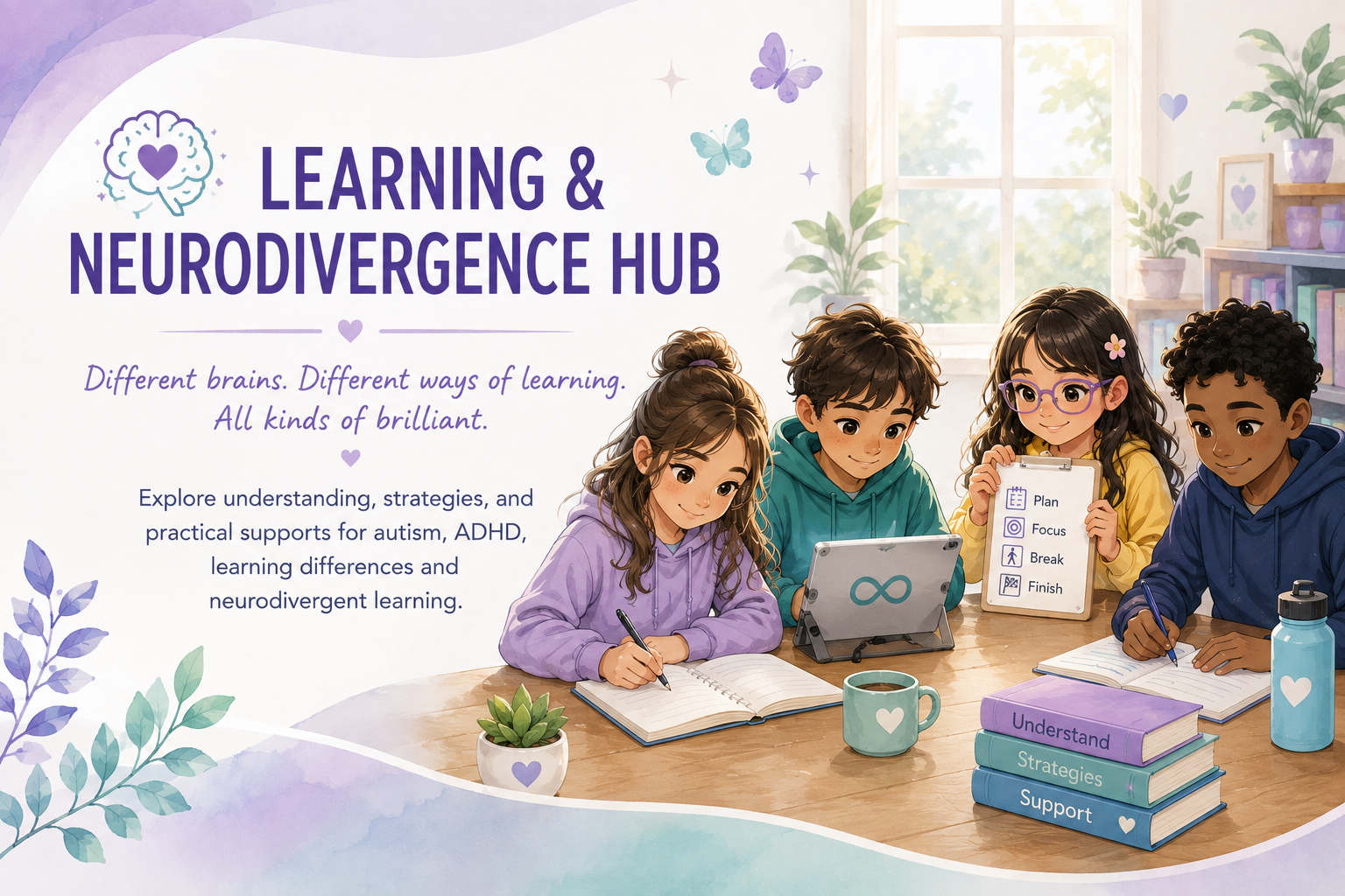 Learning and Neurodivergence Hub - different brains and different ways of learning