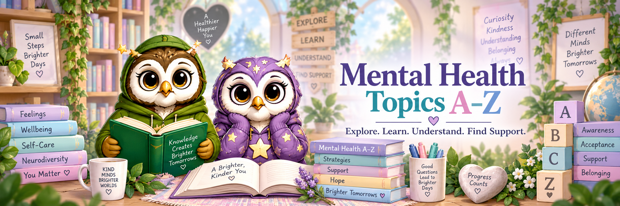 Mental Health Topics A–Z — Aspie Answers mental health education