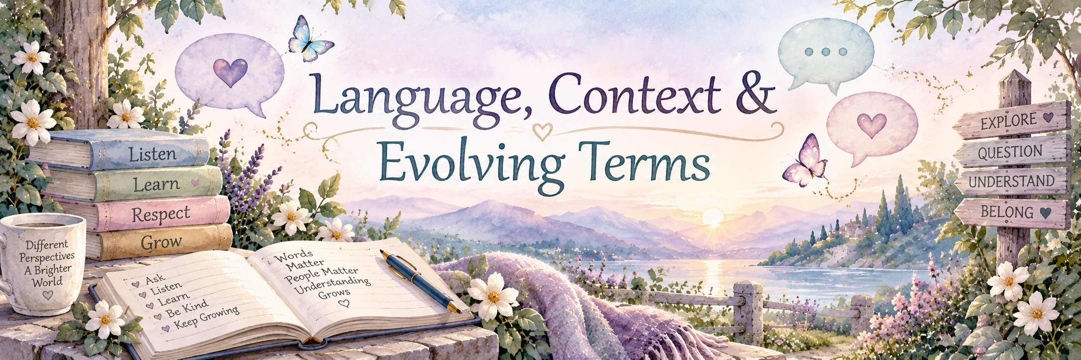 Language, Context and Evolving Terms.