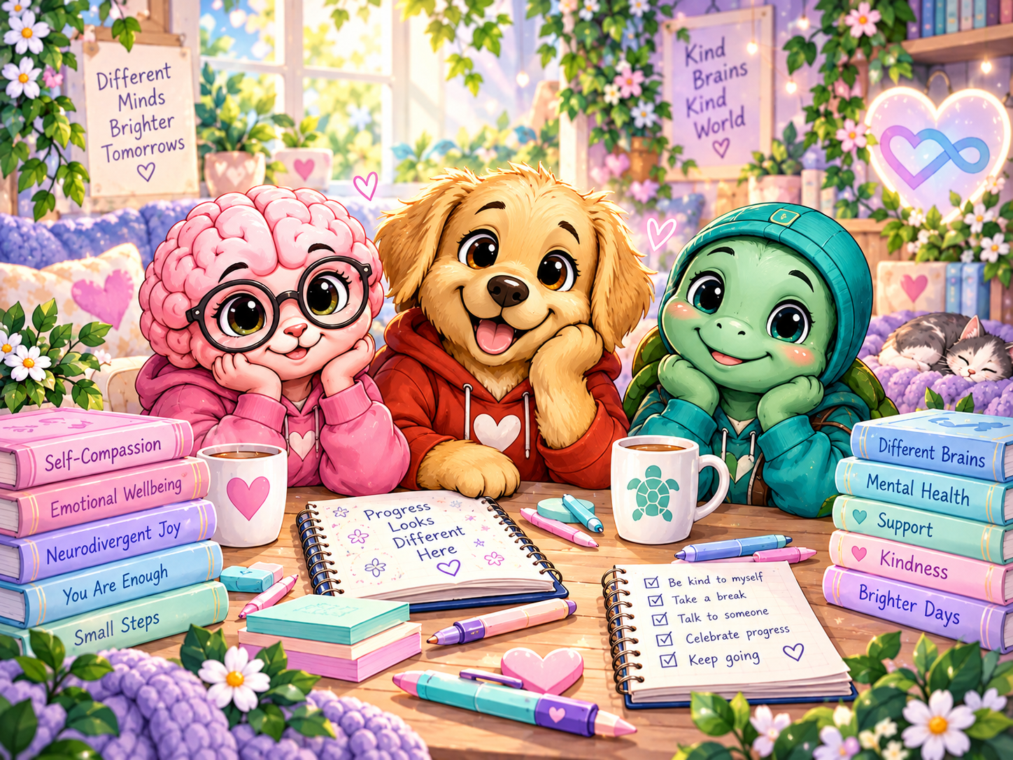 Aspie Answers Companions supporting Neurodivergence and Mental Health learning.
